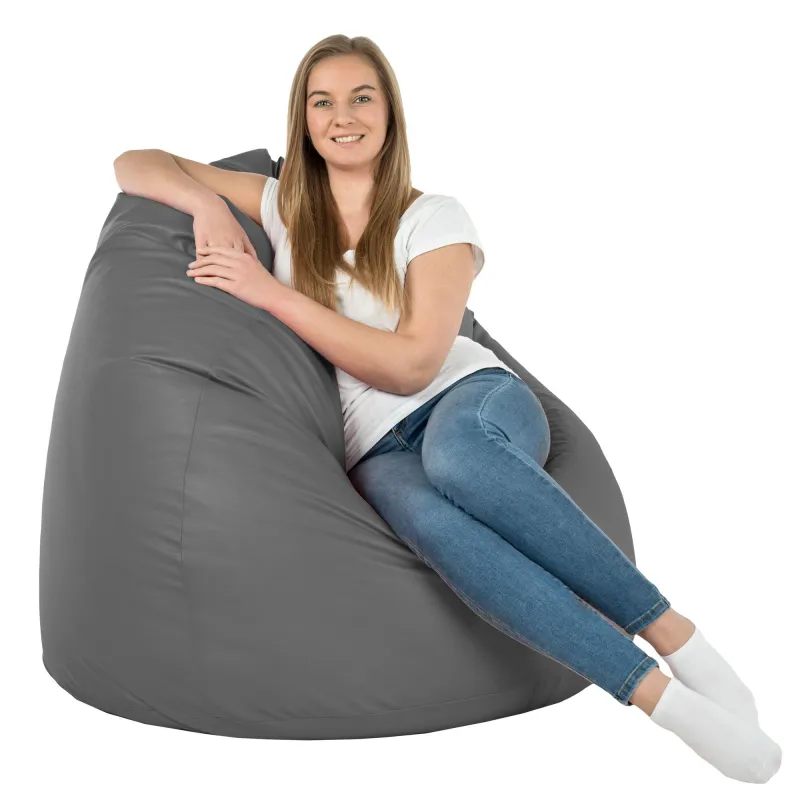 Poltrona Pouf Sacco XXL per adulti Gigante - Ecopelle – vista 88