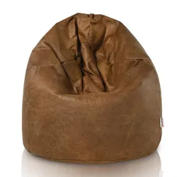 Poltrona Pouf Sacco XL Grande - Vera Pelle Premium – vista 3