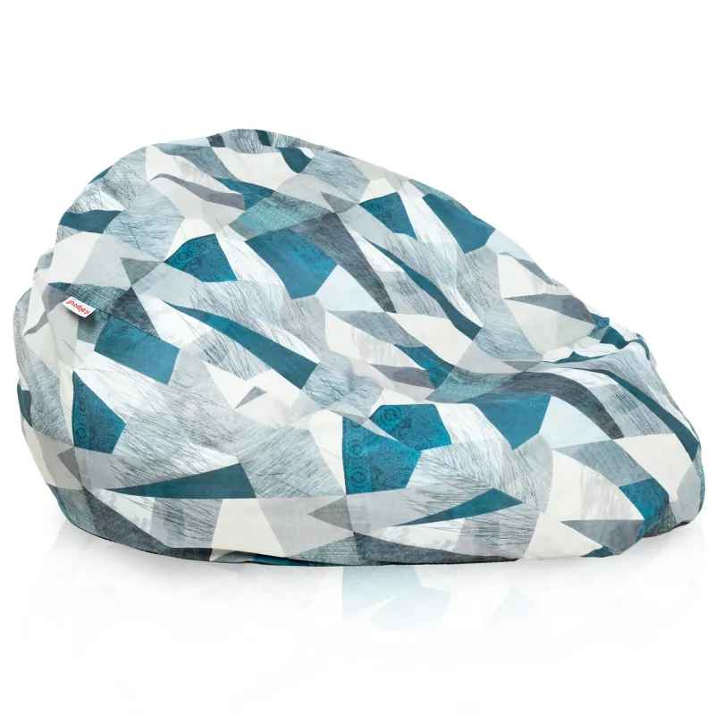 Poltrona Pouf Sacco XXL per adulti Gigante - Tessuto Stampato Premium – vista 2