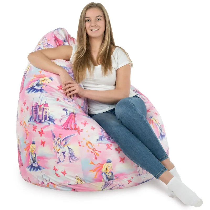 Poltrona Pouf Sacco XXL per adulti Gigante - Tessuto Stampato Premium – vista 65