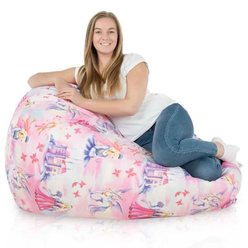 Poltrona Pouf Sacco XXL per adulti Gigante - Tessuto Stampato Premium – vista 66
