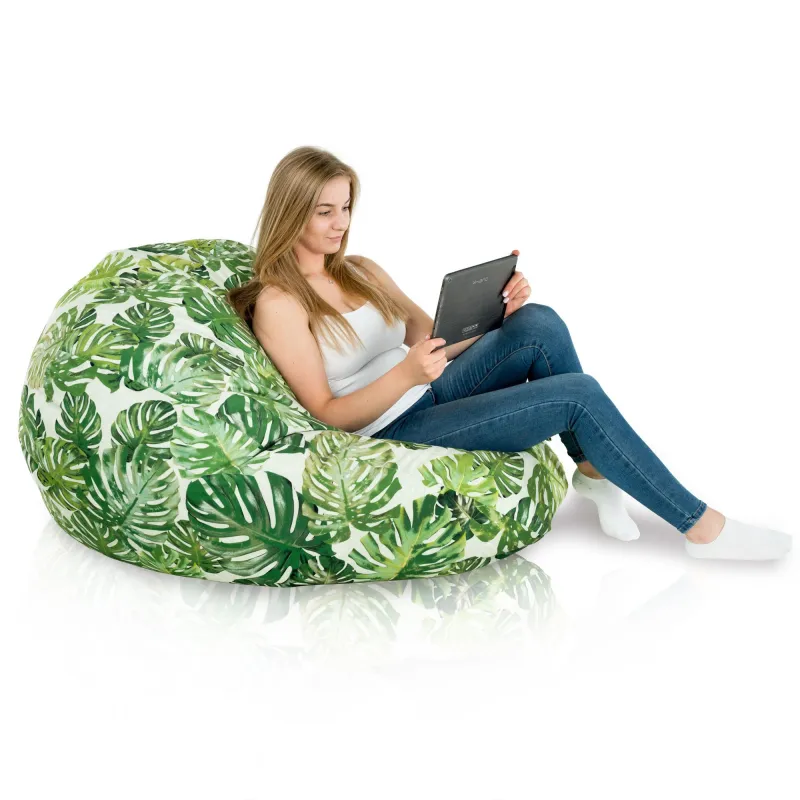 Poltrona Pouf Sacco XXL per adulti Gigante - Tessuto Stampato Premium – vista 72