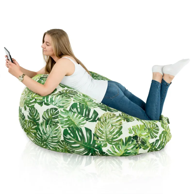 Poltrona Pouf Sacco XXL per adulti Gigante - Tessuto Stampato Premium – vista 73
