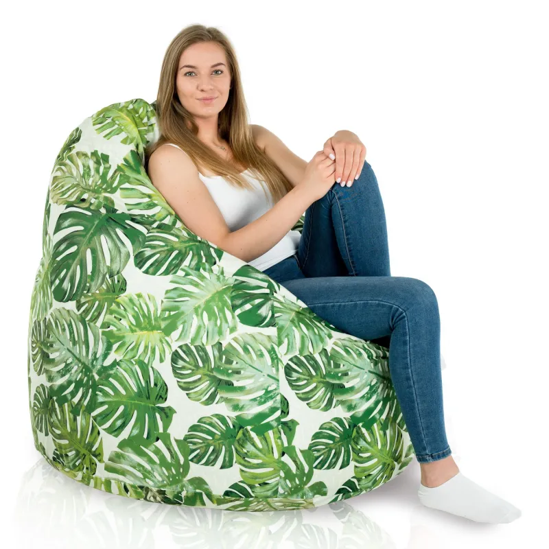 Poltrona Pouf Sacco XXL per adulti Gigante - Tessuto Stampato Premium – vista 74