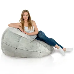 Poltrona Pouf Sacco XXL per adulti Gigante - Tessuto Stampato Premium – vista 81