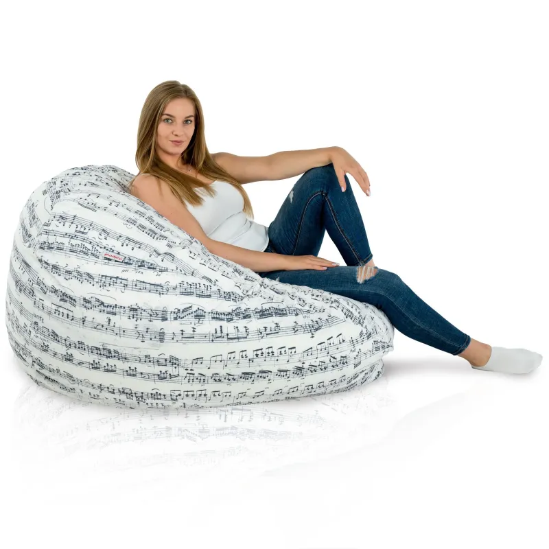 Poltrona Pouf Sacco XXL per adulti Gigante - Tessuto Stampato Premium – vista 94