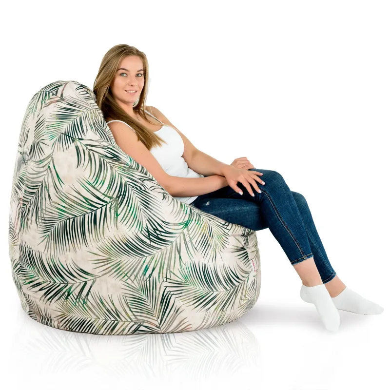 Poltrona Pouf Sacco XXL per adulti Gigante - Tessuto Stampato Premium – vista 99
