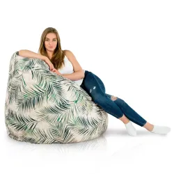 Poltrona Pouf Sacco XXL per adulti Gigante - Tessuto Stampato Premium – vista 100