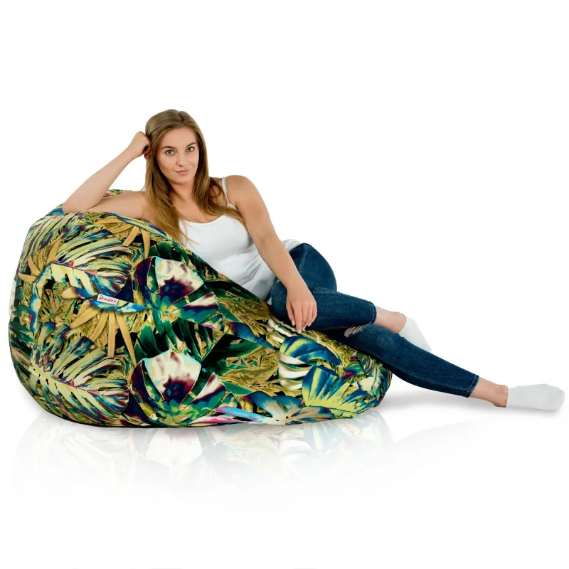 Poltrona Pouf Sacco XXL per adulti Gigante - Tessuto Stampato Premium – vista 104