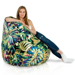 Poltrona Pouf Sacco XXL per adulti Gigante - Tessuto Stampato Premium – vista 105