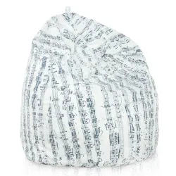 Poltrona Pouf Sacco XXL per adulti Gigante - Tessuto Stampato Premium – vista 92