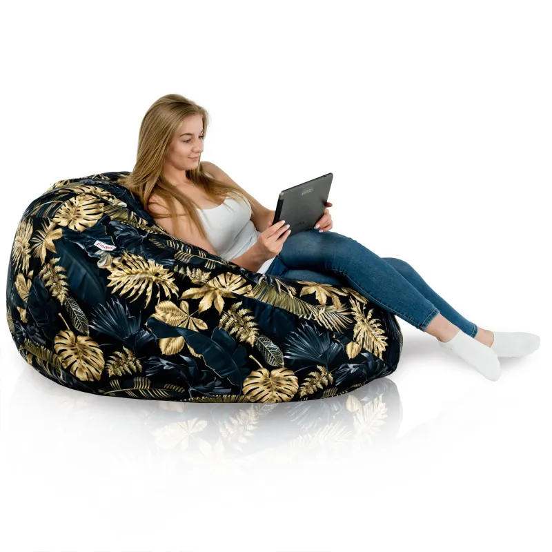 Poltrona Pouf Sacco XXL per adulti Gigante - Tessuto Stampato Premium – vista 124