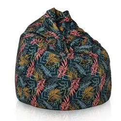 Poltrona Pouf Sacco XXL per adulti Gigante - Tessuto Stampato Premium