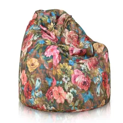 Poltrona Pouf Sacco per bambini -Tessuto Stampato Premium