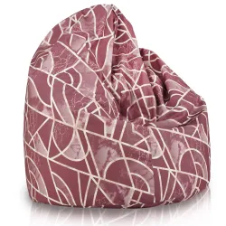 Poltrona Pouf Sacco per bambini -Tessuto Stampato Premium