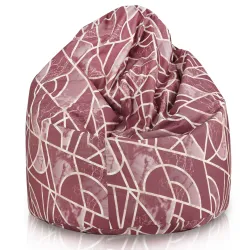 Poltrona Pouf Sacco L per bambini -Tessuto Stampato Premium – vista 126
