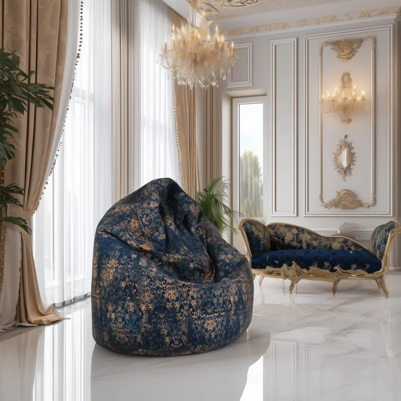 Poltrona Pouf Sacco L per bambini -Tessuto Stampato Premium – vista 135