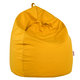 Pouf Sacco Giallo Ecopelle