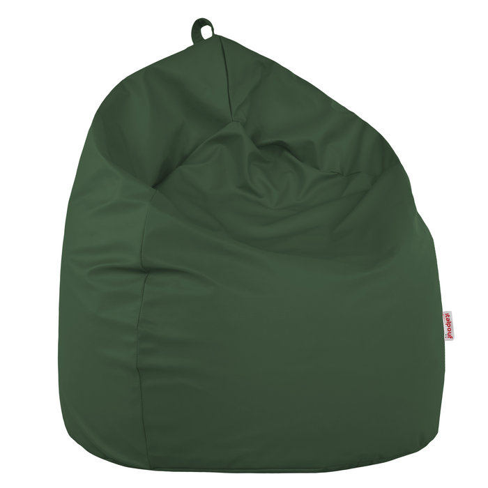 Verde Scuro Pouf Sacco Per Bambini Comodo