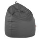 Pouf Sacco Grigio Ecopelle