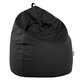 Pouf Sacco Nero Ecopelle