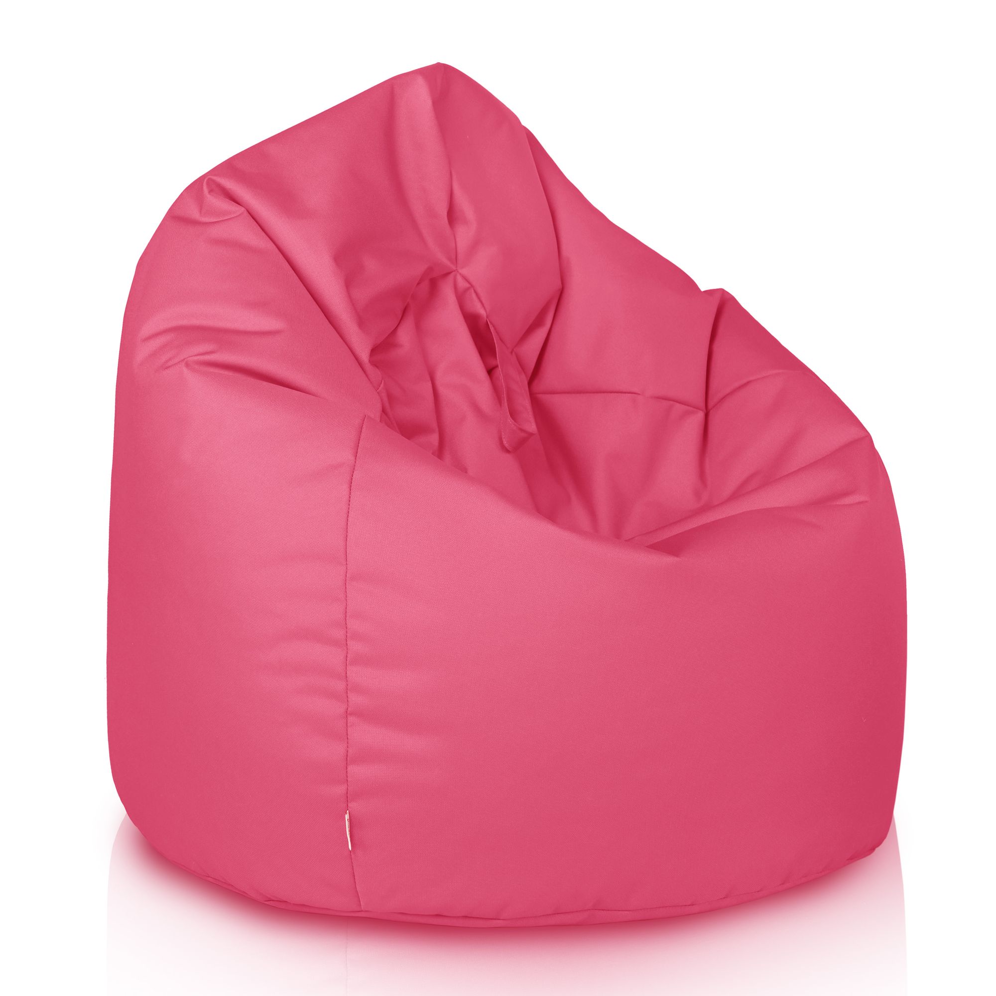 Pouf sacco bambini esterno rosa carino. Pouf a pera da terrazza nylon