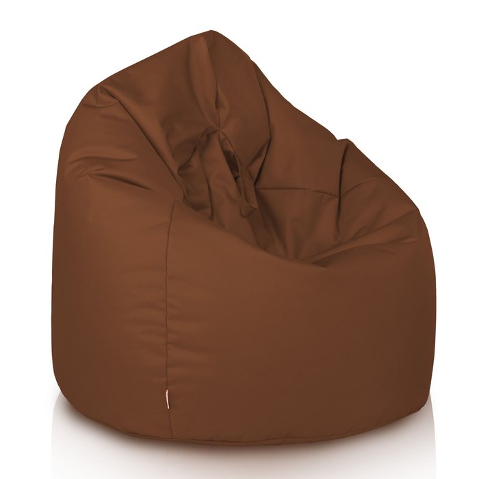 Marrone Scuro Pouf Sacco Bambini Esterno Pera