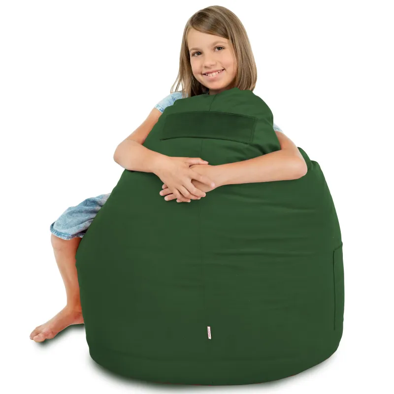 Poltrona Pouf Sacco Smart Porto - Velluto Soft – vista 100