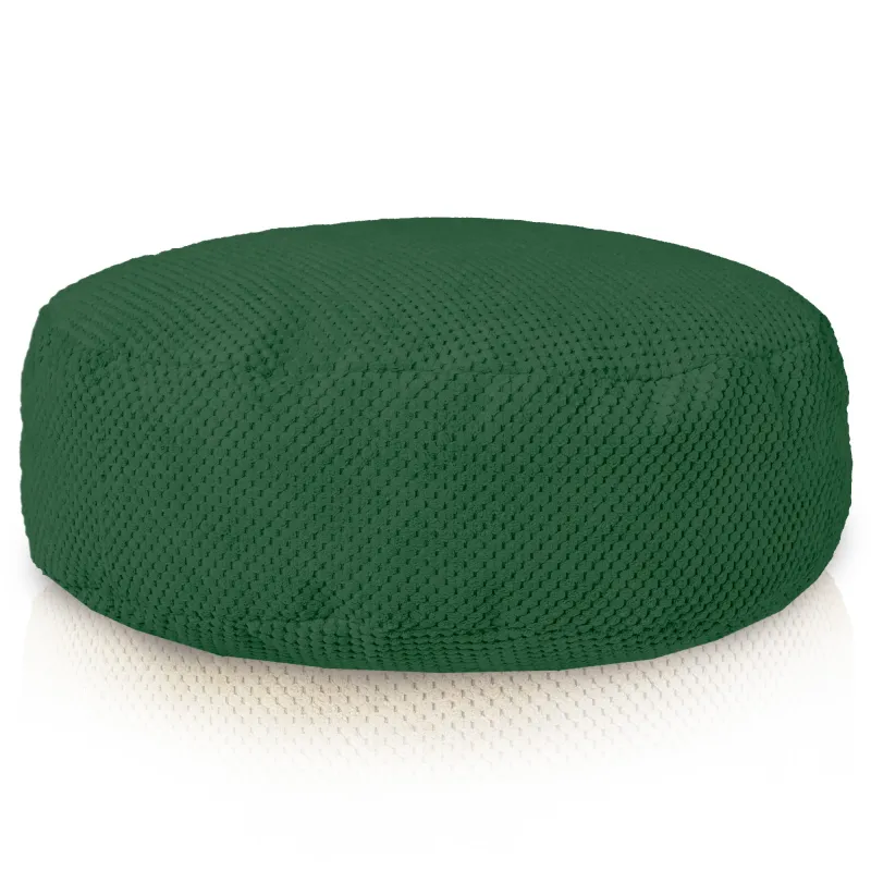Pouf Poggiapiedi Rotondo - Velluto Testurizzato Dot – vista 7