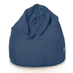 Poltrona Pouf Sacco XL Grande - Velluto Testurizzato Dot – vista 28