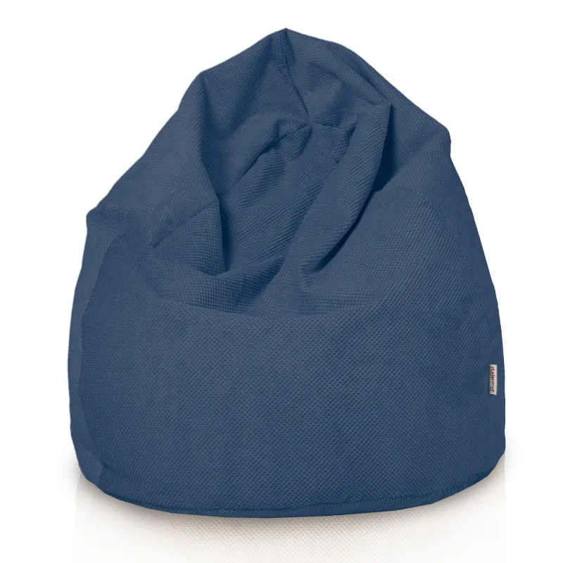 Poltrona Pouf Sacco XL Grande - Velluto Testurizzato Dot – vista 28