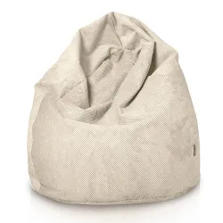 Poltrona Pouf Sacco XL Grande - Velluto Testurizzato Dot – vista 31