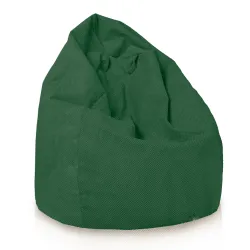 Poltrona Pouf Sacco - Velluto Testurizzato Dot