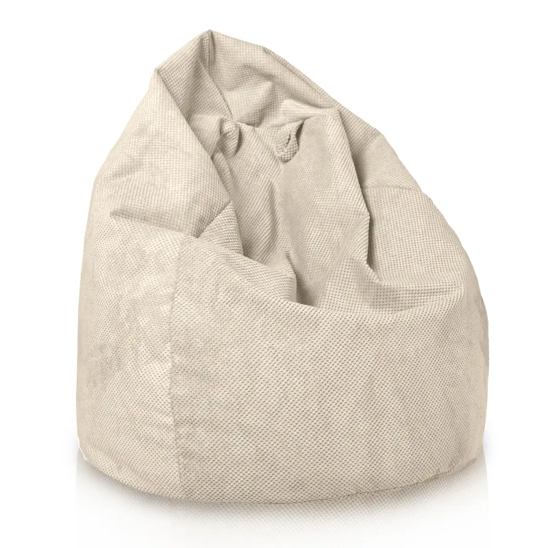 Poltrona Pouf Sacco XL Grande - Velluto Testurizzato Dot – vista 29