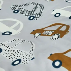 Pouf Poggiapiedi Rotondo - Tessuto Stampato Premium – vista 74