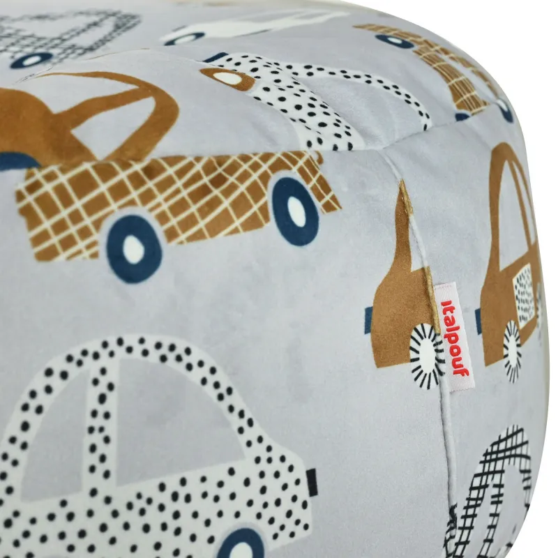 Pouf Poggiapiedi Rotondo - Tessuto Stampato Premium – vista 73