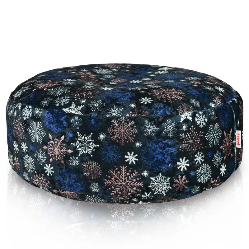 Pouf Poggiapiedi Rotondo - Tessuto Stampato Premium – vista 76