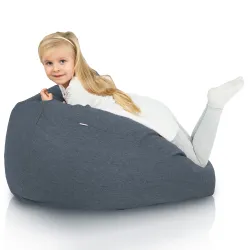 Pouf Sacco L per Bambini - Tessuto Riciclato – vista 3