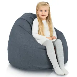 Pouf Sacco L per Bambini - Tessuto Riciclato – vista 4