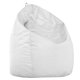 Pouf Sacco Bianco Ecopelle
