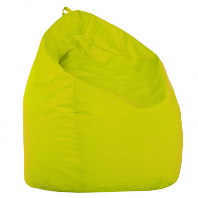 Pouf Sacco XL Verde Lime Ecopelle