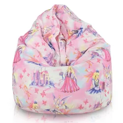 Poltrona Pouf Sacco L per bambini -Tessuto Stampato Premium – vista 12