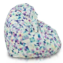 Poltrona Pouf Sacco L per bambini -Tessuto Stampato Premium – vista 29
