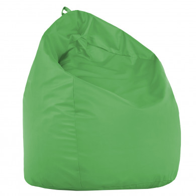 Pouf Sacco XL Verde Ecopelle