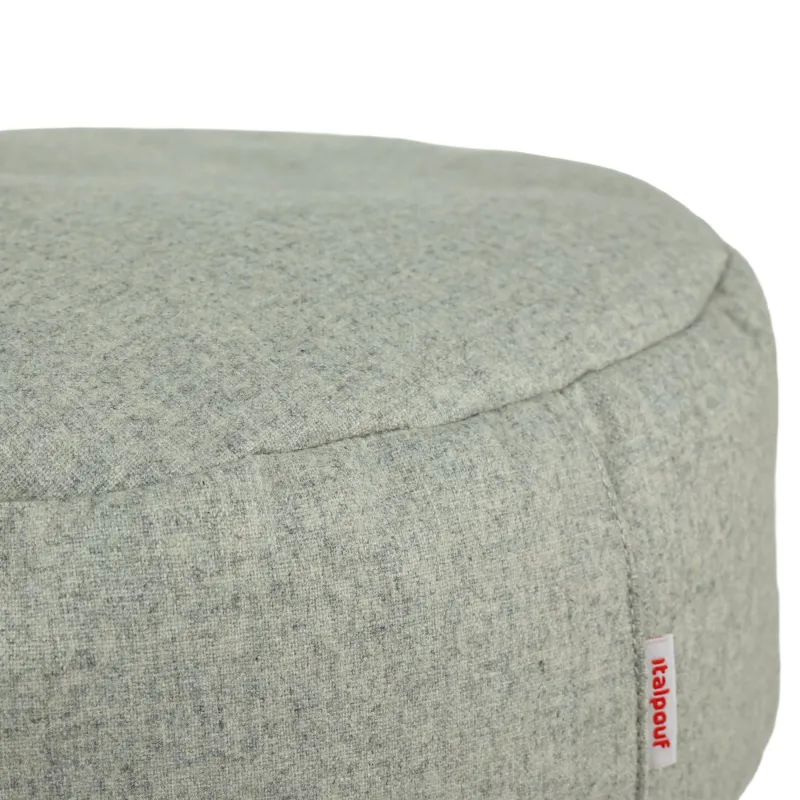 Pouf Poggiapiedi Rotondo - Pregiata Lana Premium – vista 5