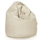 Pouf Sacco Poltrona Panna Velluto