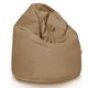 Pouf Sacco Poltrona Beige Velluto