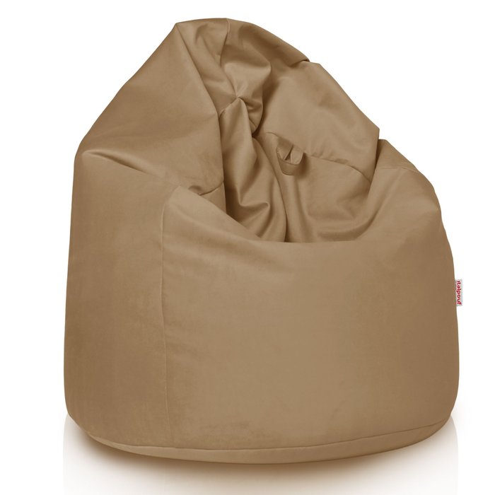 Pouf Sacco Beige Moderno Tessuto