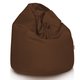 Pouf Sacco Poltrona Marrone Velluto