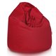 Pouf Sacco Poltrona Rosso Tessuto